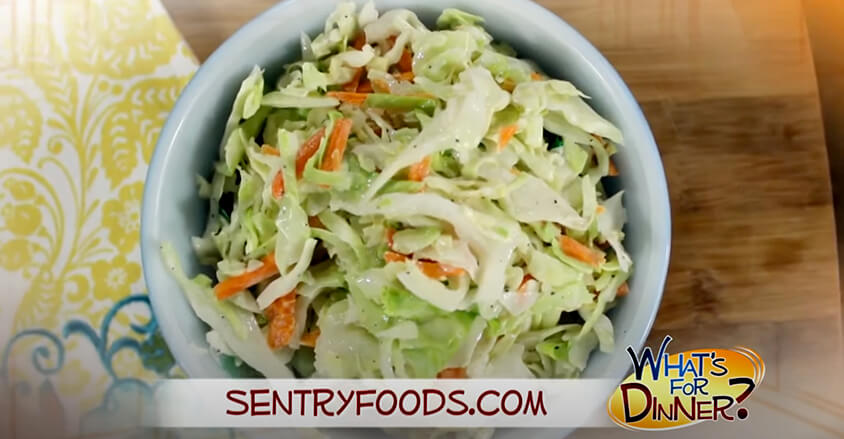 Recipe: Coleslaw with Homemade Dressing