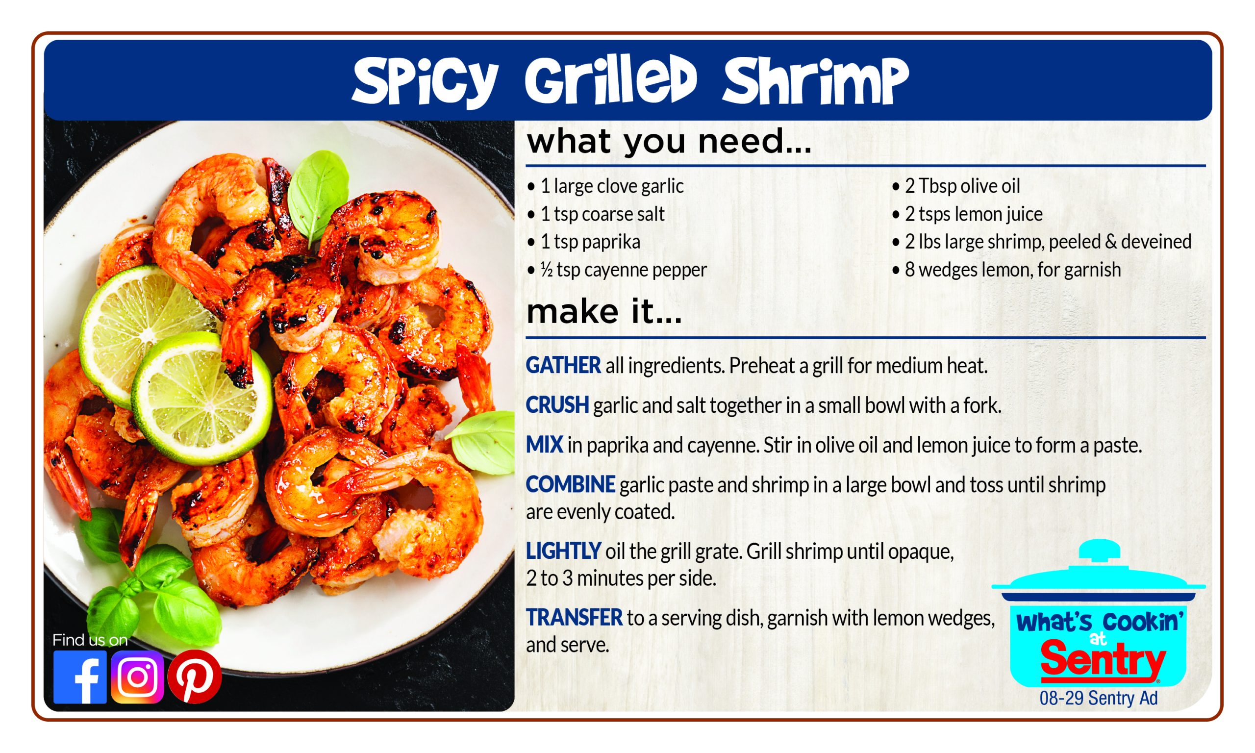 Recipe: Spicy Grilled Shrimp