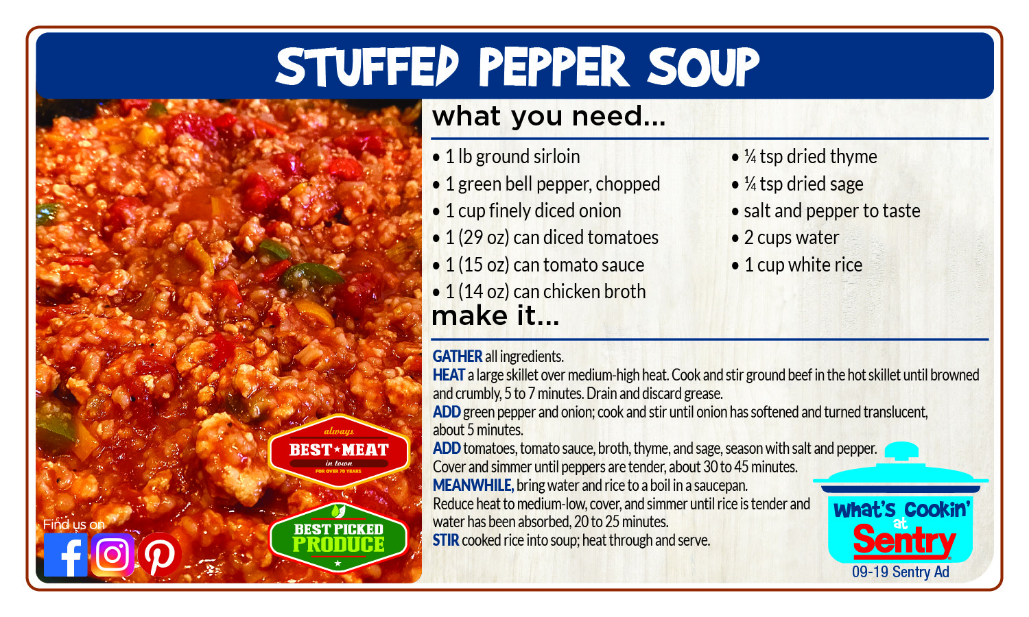 Recipe: Stuffed Pepper Soup