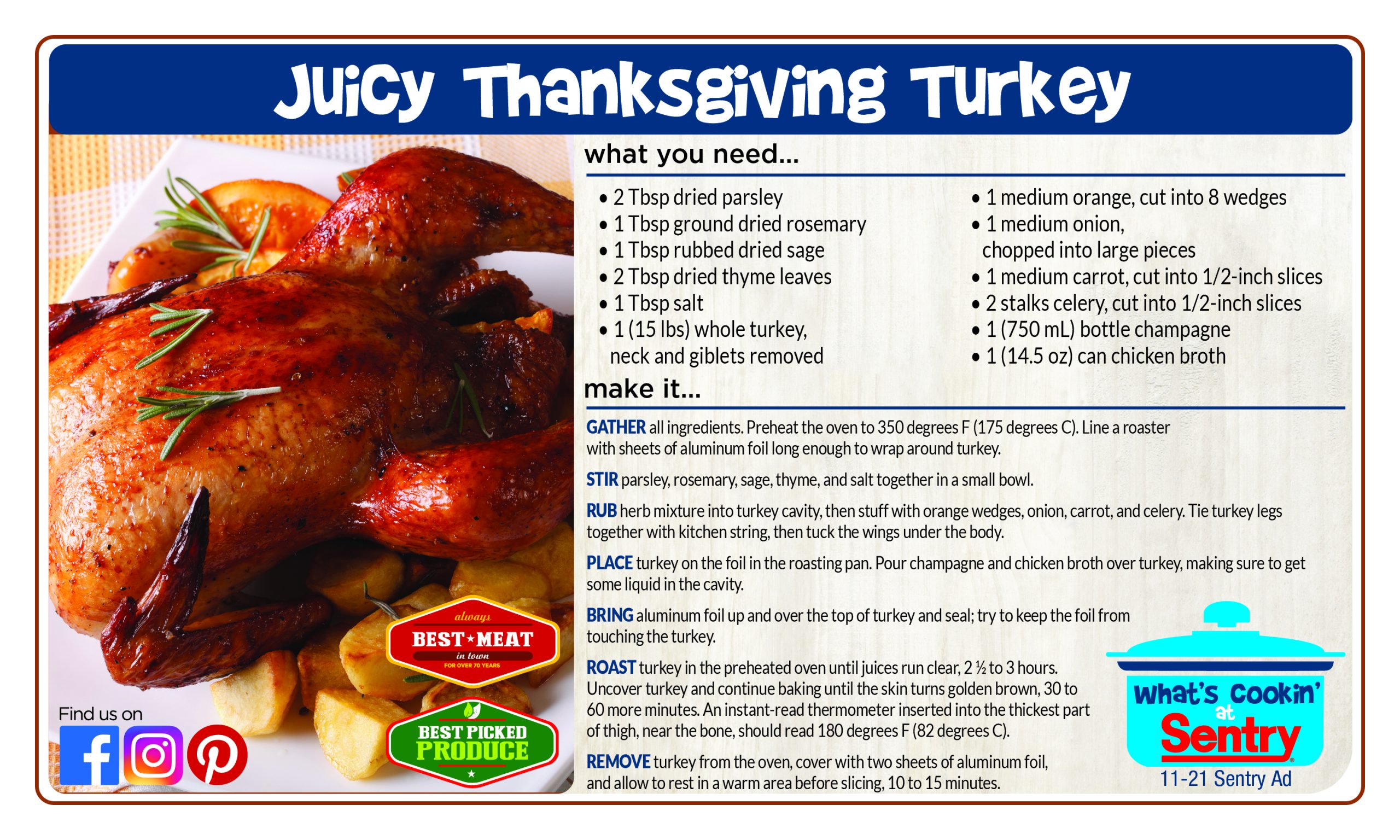 Juicy Thanksgiving Turkey