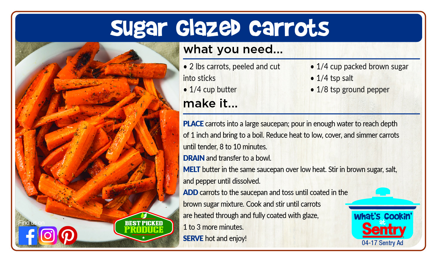 Recipe: Sugar Glazed Carrots