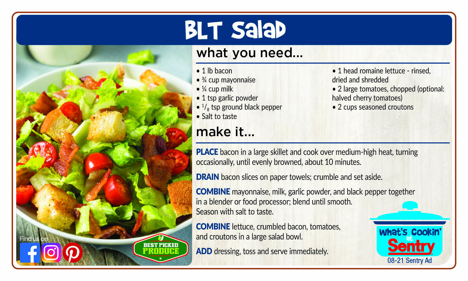 BLT Salad