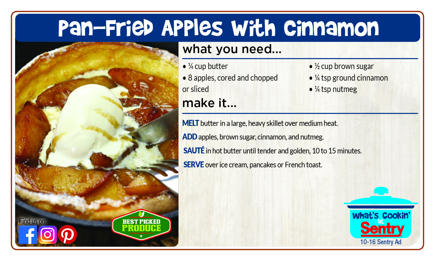 Recipe: Pan-Fried Apples with Cinnamon