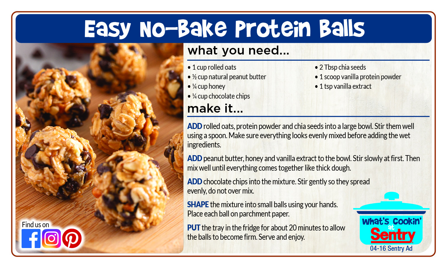 Recipe: Easy No-Bake Protein Balls