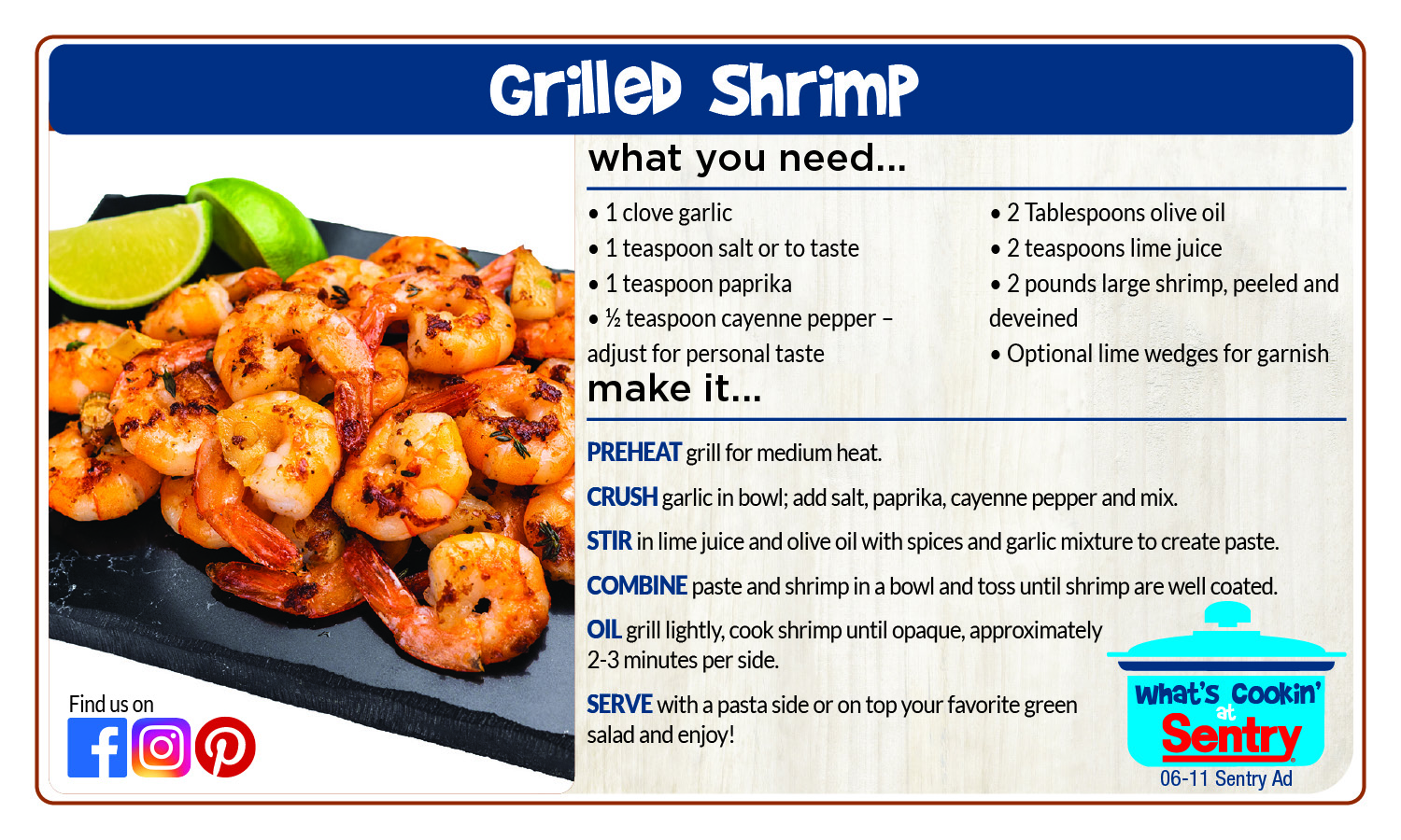 Recipe: Grilled Shrimp