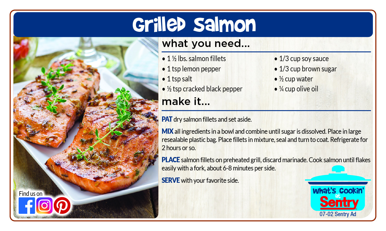 Recipe: Grilled Salmon