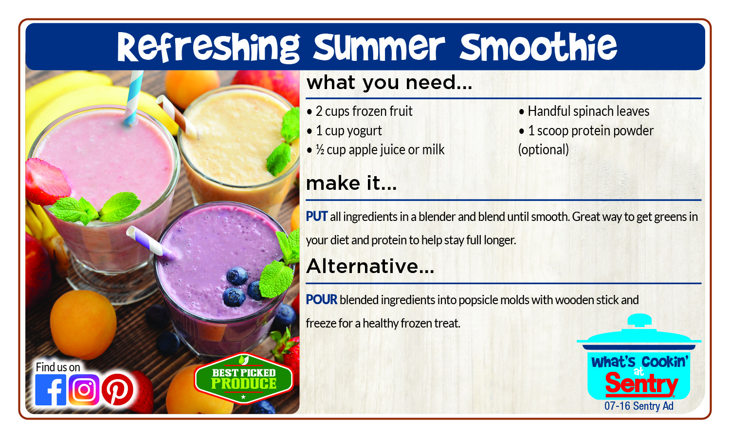 Recipe: Refreshing Summer Smoothie