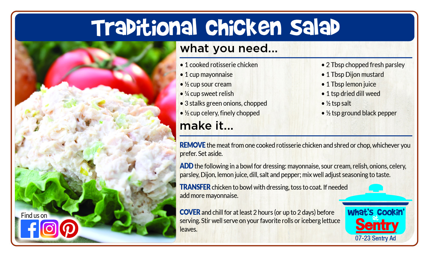 Recipe: Traditional Chicken Salad
